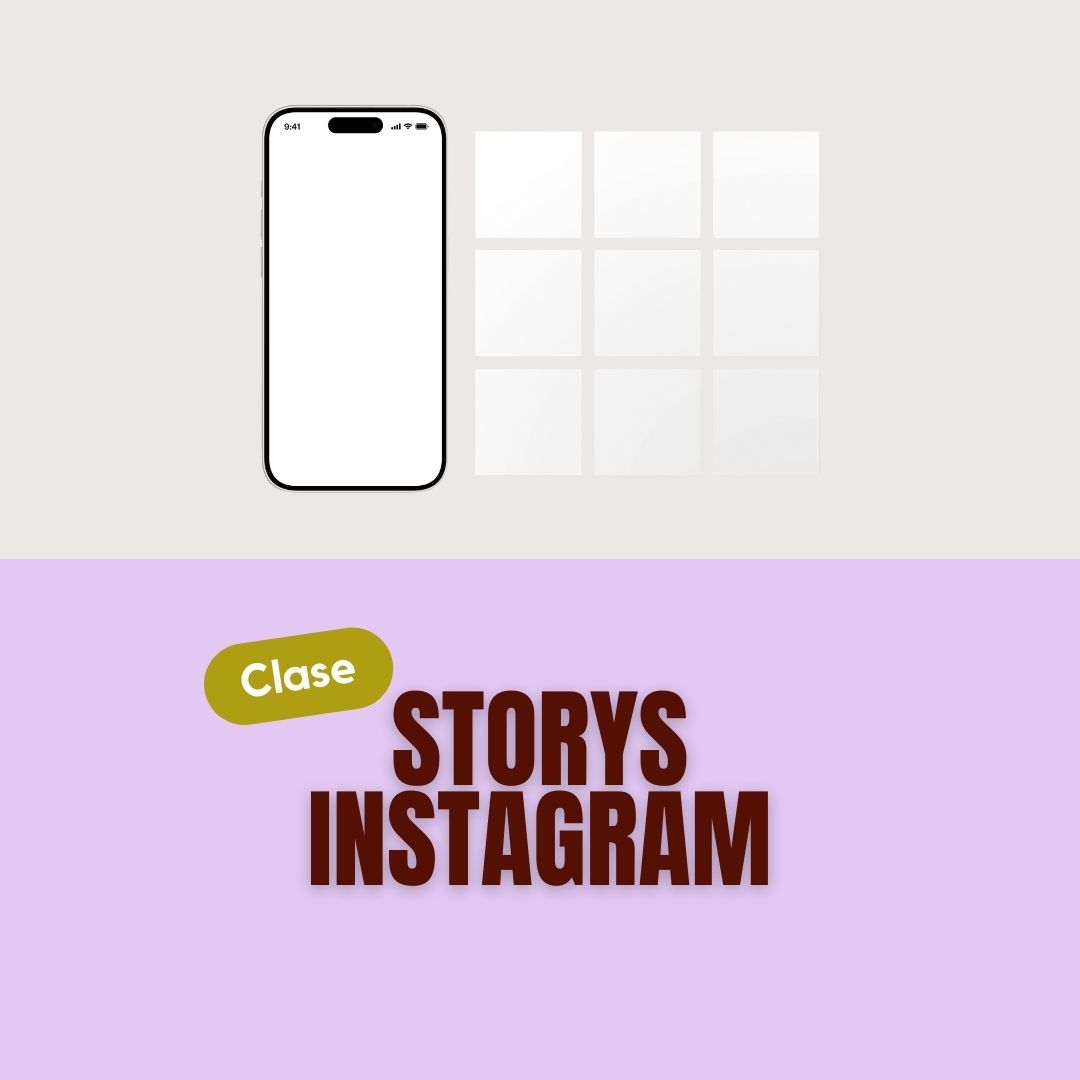 Sesión grabada Clase Storys Instagram