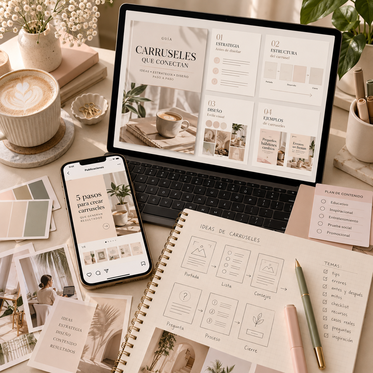 Ebook Cómo crear Carruseles para Instagram