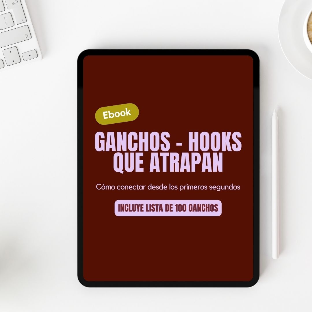 Ebook Hooks que atrapan + Lista 100 ganchos